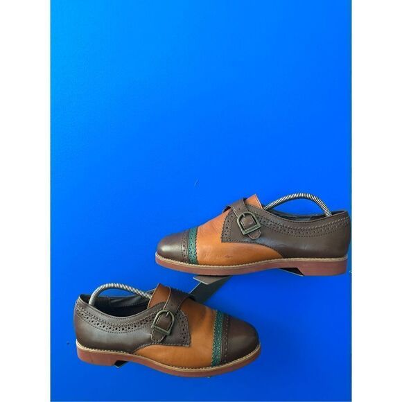 Bass Elisa Cocoa/Golden Brown Buckle Shoe size 10 - Picture 1 of 6